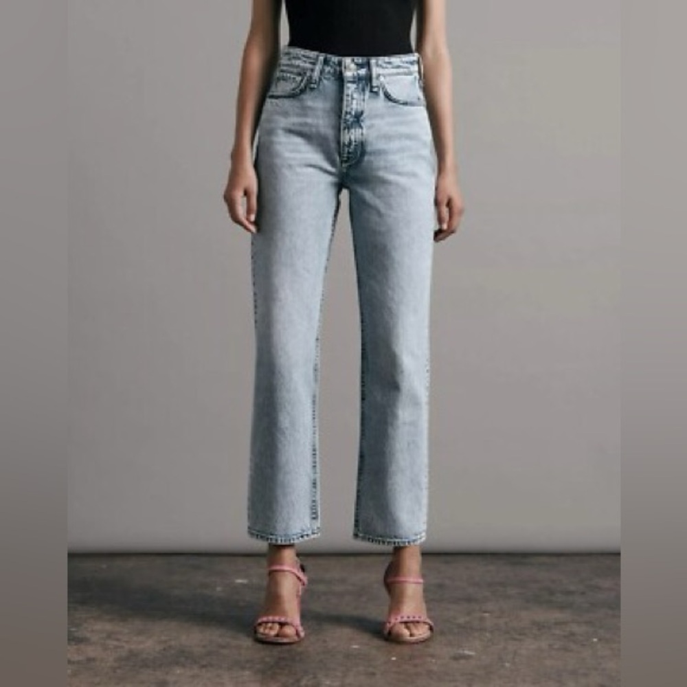 rag & bone Alex High-rise Straight Jeans - Venice